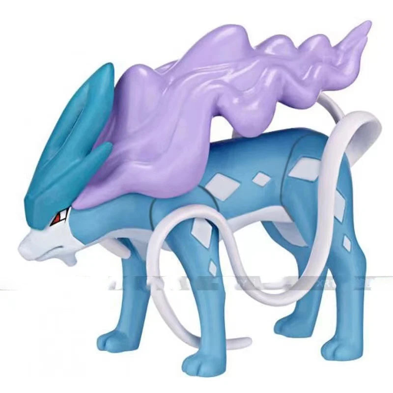 3 Style Pokemon Figures Three Sacred Suicune Entei Raikou Action Pvc Model Toy Anime Figure Toys for Kids