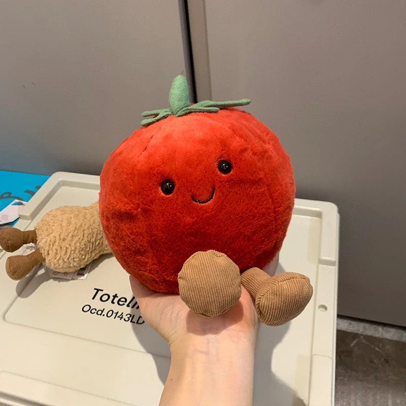 Jellycat with tags Jellycat fun tomato tomato sweet soft soothing doll plush fruit cute plush toy doll holiday gift stuffed toy