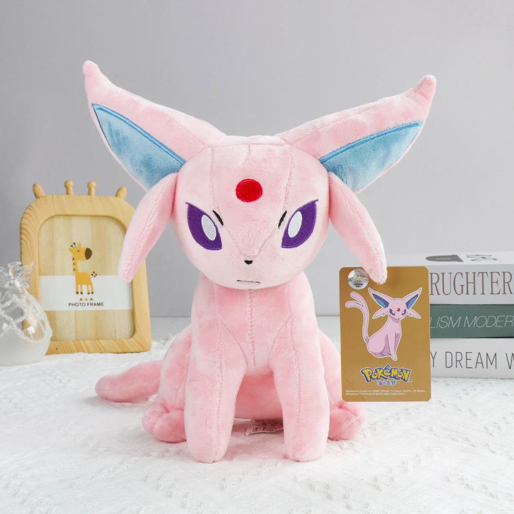 POKEMON Big Size Eevee Umbreon Sylveon Leafeon Espeon Glaceon Plush Toy Anime Stuff Doll Collection Kawaii Gift for Kid