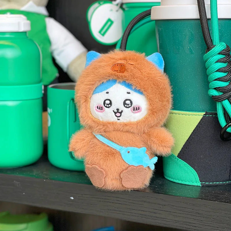 13cm Kawaii Chiikawa Hachiware Usagi Cute Plush Backpack Pendant Keychain Doll Toys Children's Gift