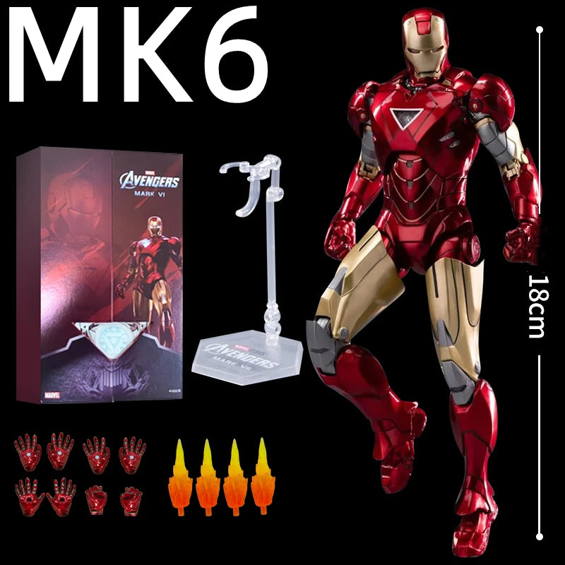 ZD Original Iron Man Legends Mk42 War Machine MK1 MK2 MK3 MK4 MK5 MK6 MK7 Spider Man Avengers Infinity War Action Figure