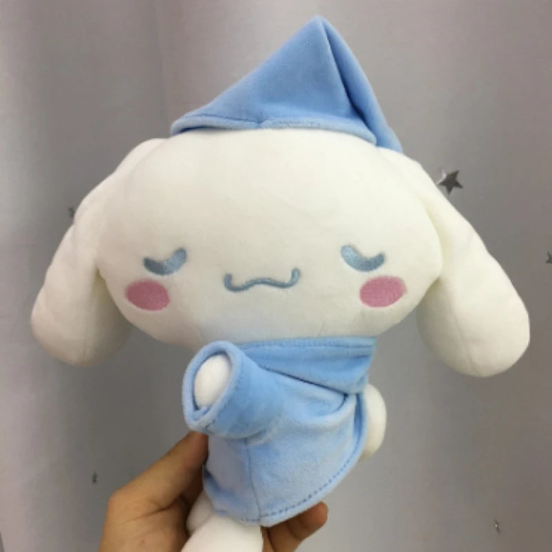 20cm Sanrio Cinnamonroll Plush Toys Cartoon Kuromi My Melody Plush Sleeping Pillow Soft Stuffed Doll Girls Xmas Gift
