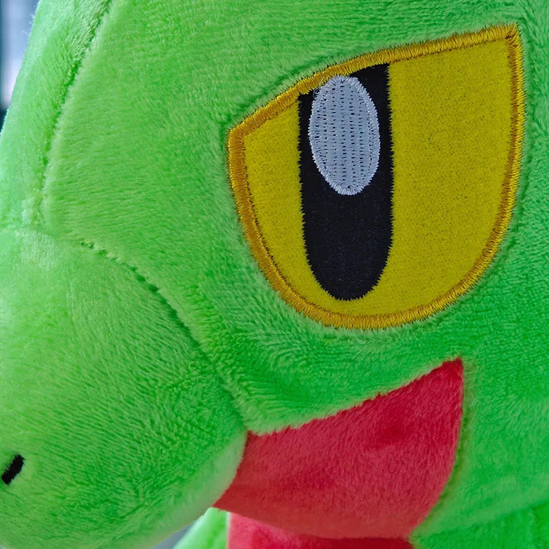 Treecko Peluche Pokemon Plush Toys Stuffed Dolls Cartoon Cute Dolls Kawaii Birthday Christmas Gift For Kids Friends Collection