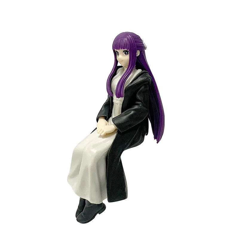 14cm Frieren: Beyond Journey's End Anime Figure Sitting Fern Action Figures Frieren Noodle Stopper PVC Model Statue Collection