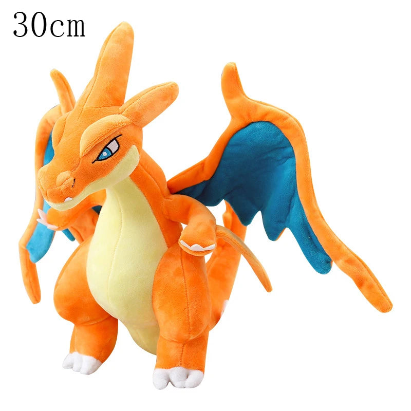 Pokemon Shiny Charizard Plush Toy Charmender Mega Evolution Charizard X Y Stuffed Doll Pikachu Plushies Toys Hobbies Xmas Gifts