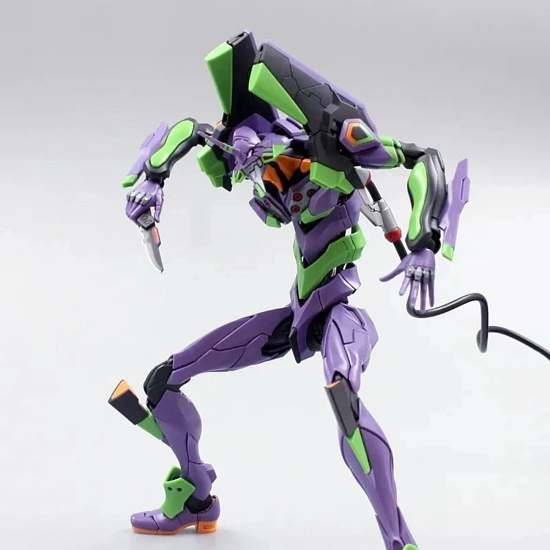 Rg Evan Gelion Model Kit 1:144 Evan Gelion Anime Action Figures Collectble Eva 01 Assembly Kit Mobile Suit Mecha Kits Toy Gift