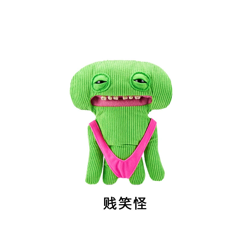 Original Fuggler Plush Toys Ugly Monster Beach Resort Series Cute Tooth Monster Plush Dolls Toys Birthday Gift