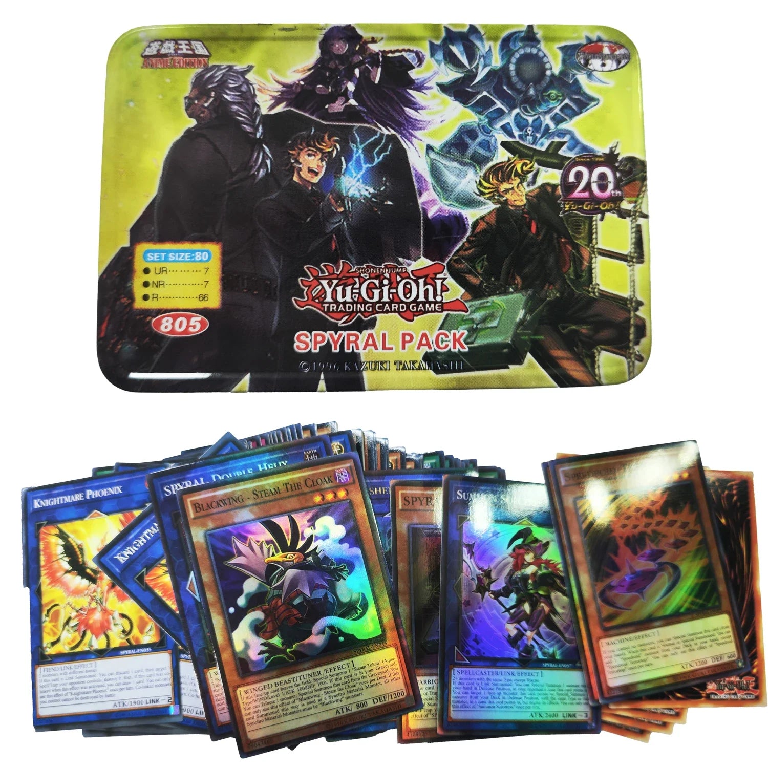 Yu Gi Oh Cards PHARAOH PACK Card English Holographic Golden White Dragon Duel Game Collection Card with Tin Box