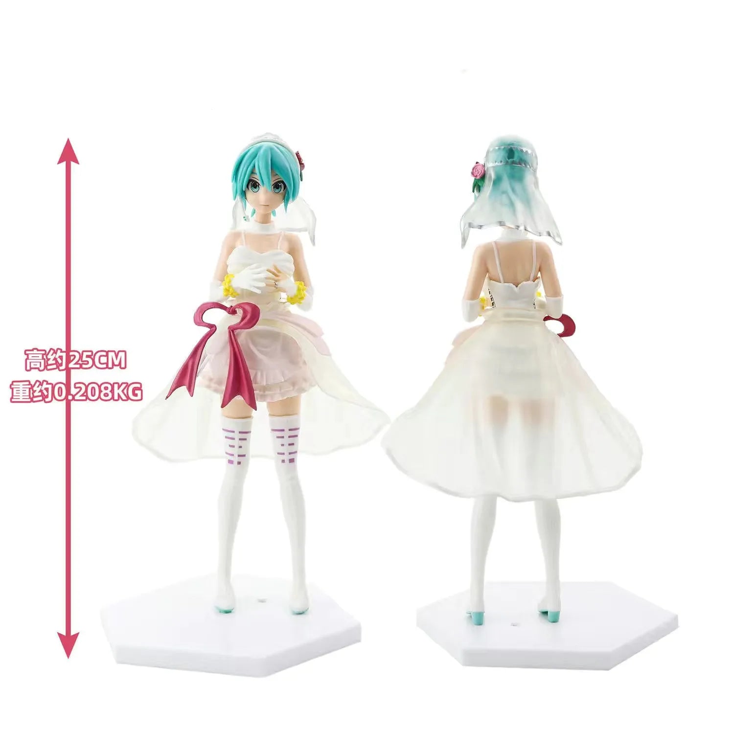 Anime Miku Pink Sakura Hatsune Miku Doll Toy PVC Action Figure Model Cosplay Props Girl Collection Figurine Gifts