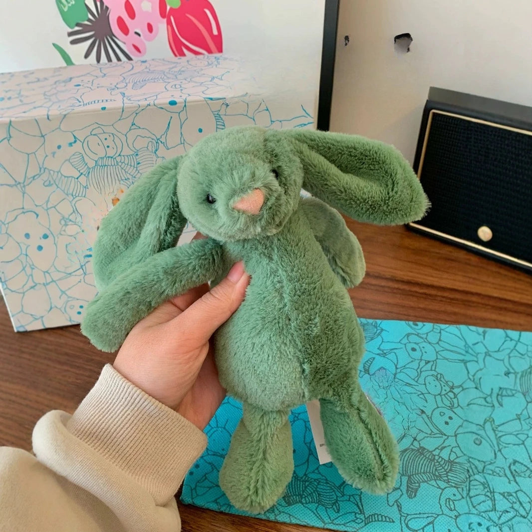 Jellycat With Tags Jellyca New Shy Ivy Bonnie Rabbit Doll Bunny Doll Kawaii Plush Stuffed Animals Soothing Holiday Birthday Gift