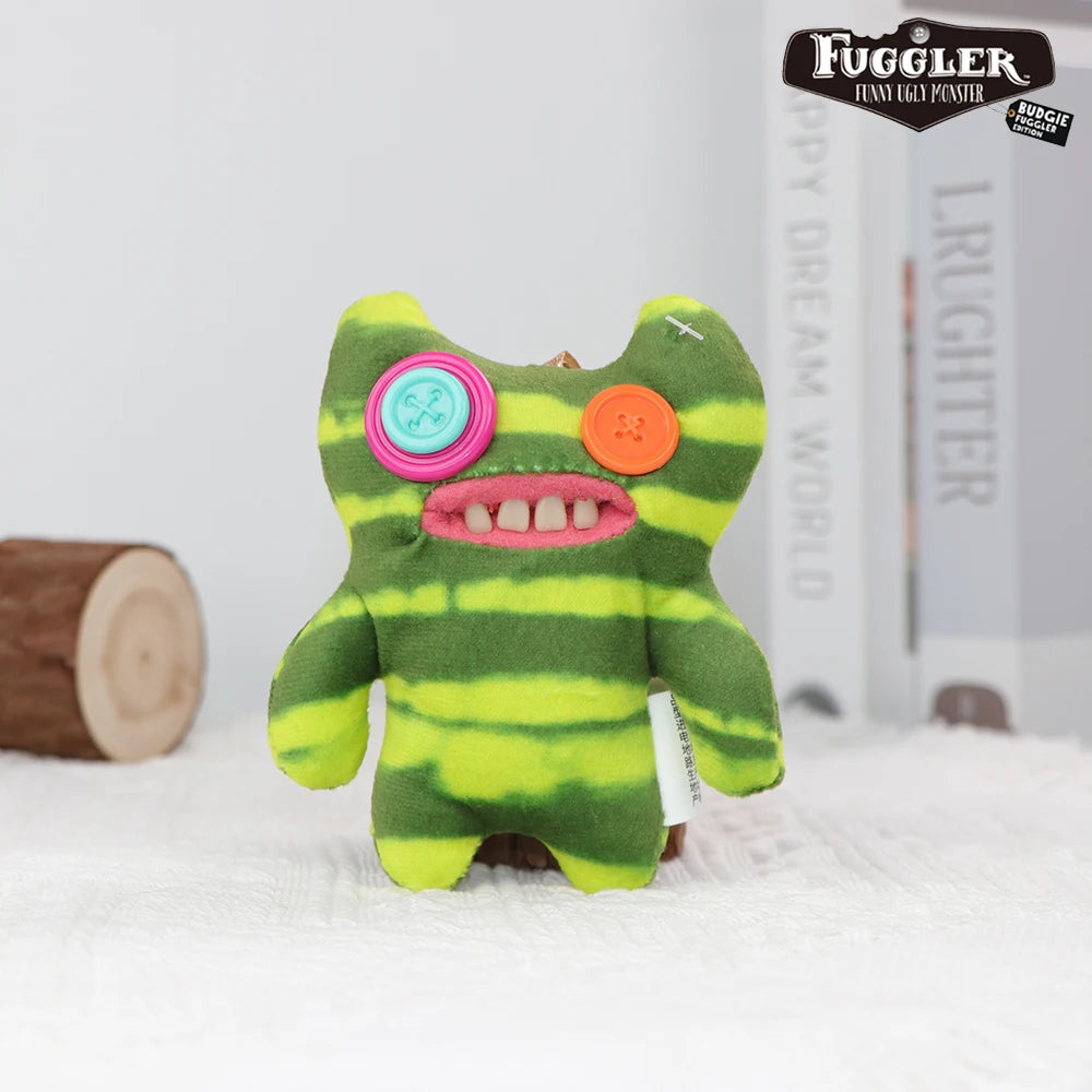 Fuggler Funny Ugly Monster Original Plush Doll Teeth Monster Pendant Keychain Stuffed Cartoon 9.5-14CM Peluche Toy Gift