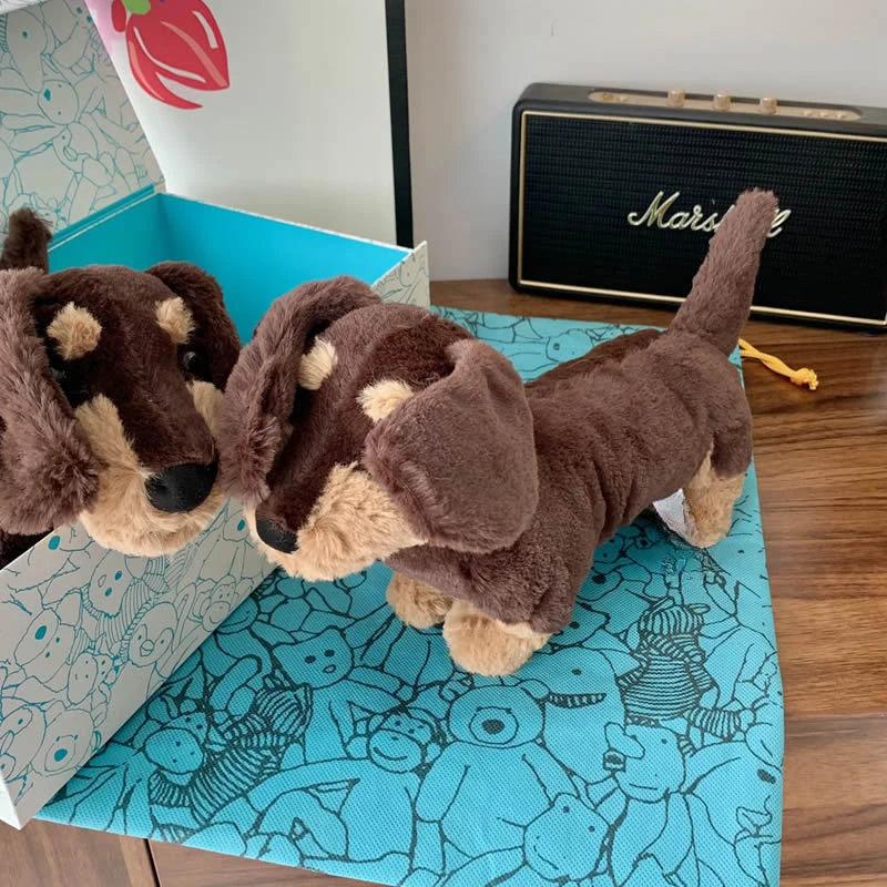 Jellycat With Tags Otto Dachshund Doll Cute Puppy Doll Plush Toy Dachshund Stuffed Animal Toy Birthday Girls Holiday Gifts