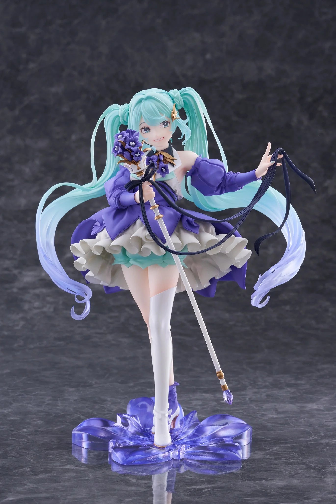 Taito Vocaloid Hatsune Miku 2024 Birthday Flower Ver. Figure Amp 21cm Figurine Collectible Anime Model Toy Kid Gifts