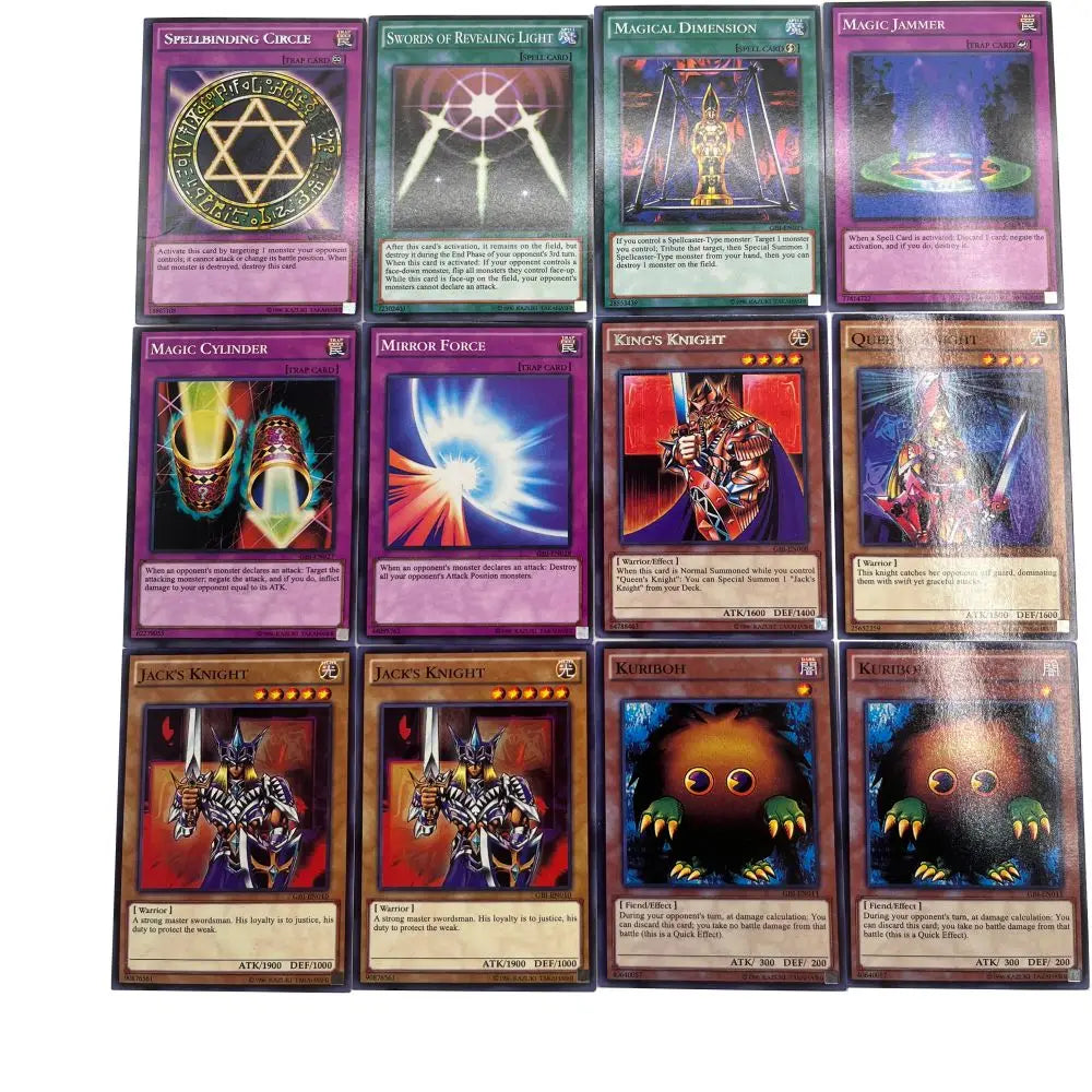 Yu-Gi-Oh Deck EGYPTIAN GOD PACK 98 English Holographic Golden White Dragon Duel Game Collection Card with Tin Box