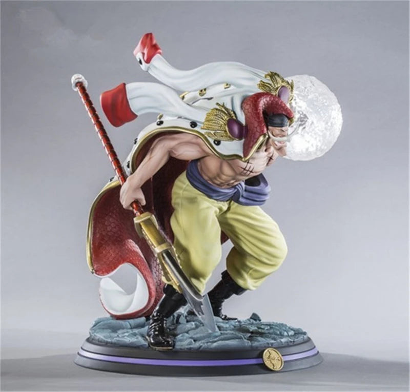 Anime One Piece Whitebeard Pirates Edward Newgate Battle Ver. GK PVC Action Figure Statue Collectible Model Kids Toys Doll Gifts