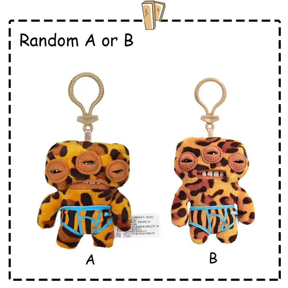 Fuggler Funny Ugly Monster Original Plush Doll Teeth Monster Pendant Keychain Stuffed Cartoon 9.5-14CM Peluche Toy Gift