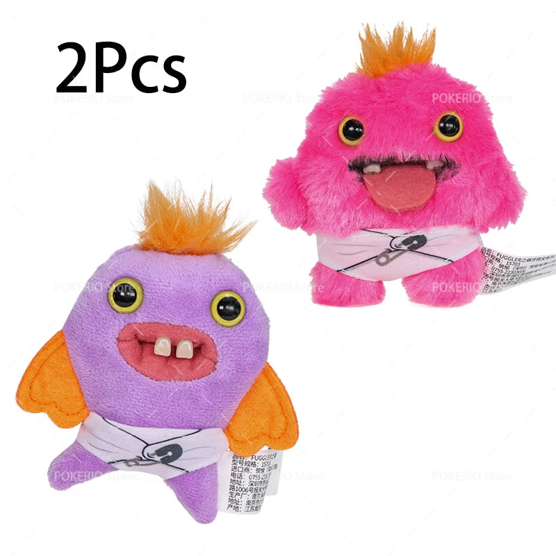 Fuggler Teeth Monster Plush Doll Little Monsters Baby Series Funk Teeth Treasure Ugly Monster Collectible Toys Holiday Gifts