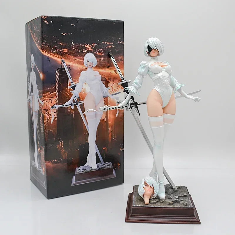 18cm NieR:Automata Ver1.1a YoRHa No.2 Type B Anime Girl Figure NieR Automata YoRHa No.9 Type 9S/2B Action Figure Model Doll Toys