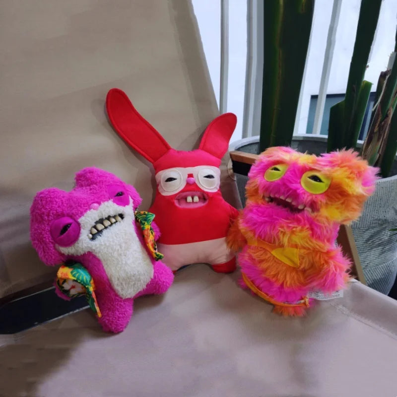 Original Fuggler Plush Toys Ugly Monster Beach Resort Series Cute Tooth Monster Plush Dolls Toys Birthday Gift