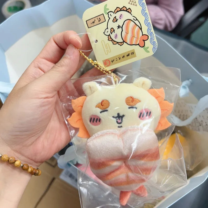 New Chiikawa Limited Sushi Series Kawaii Cute Usagi Plush Doll Pendant Anime Kawaii Hachiware Keychain Girl Bag Decoration Gift