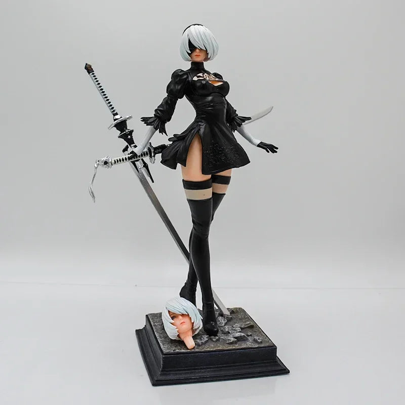 18cm NieR:Automata Ver1.1a YoRHa No.2 Type B Anime Girl Figure NieR Automata YoRHa No.9 Type 9S/2B Action Figure Model Doll Toys