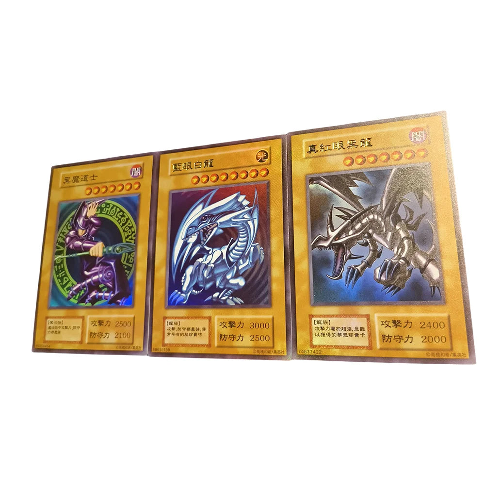 Anime Yu-Gi-Oh DIY ACG Premium Glitter Collectible Card Boy Games Toys Christmas Birthday Gifts Slifer the Sky Dragon Tormentor