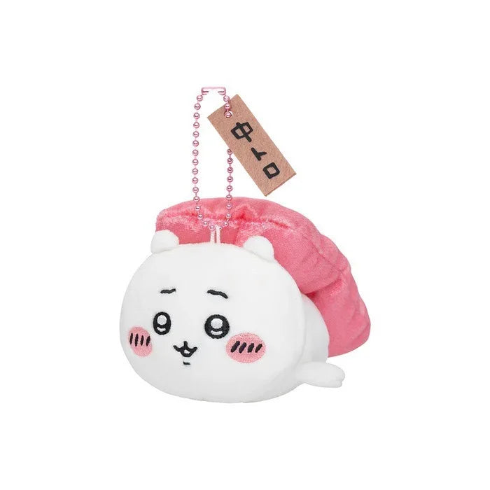 Chiikawa Sushi Series Hachiware Black Tea Cup Usagi Caviar Flying Squirrel Sea Otter Lion Sa Pendant Plush Doll Bag Hanging Gift