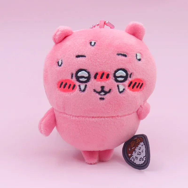 Kawaii Anime Chiikawa Keychain Japanese Cartoon Joke Bear Cross Dressing Halloween Hachiware Usagi Cute Bag Plush Doll Pendant
