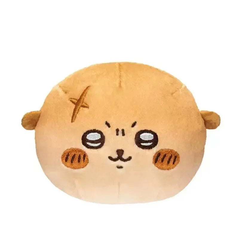 Kawaii Chiikawa Dorayaki Plush Backpack Pendant Anime Usagi Girl's Heart Cute Pinch Bread Plush Headphones Bag Coin Purse