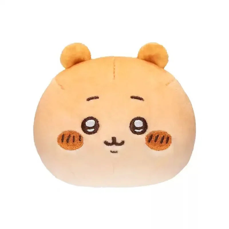 Kawaii Chiikawa Dorayaki Plush Backpack Pendant Anime Usagi Girl's Heart Cute Pinch Bread Plush Headphones Bag Coin Purse