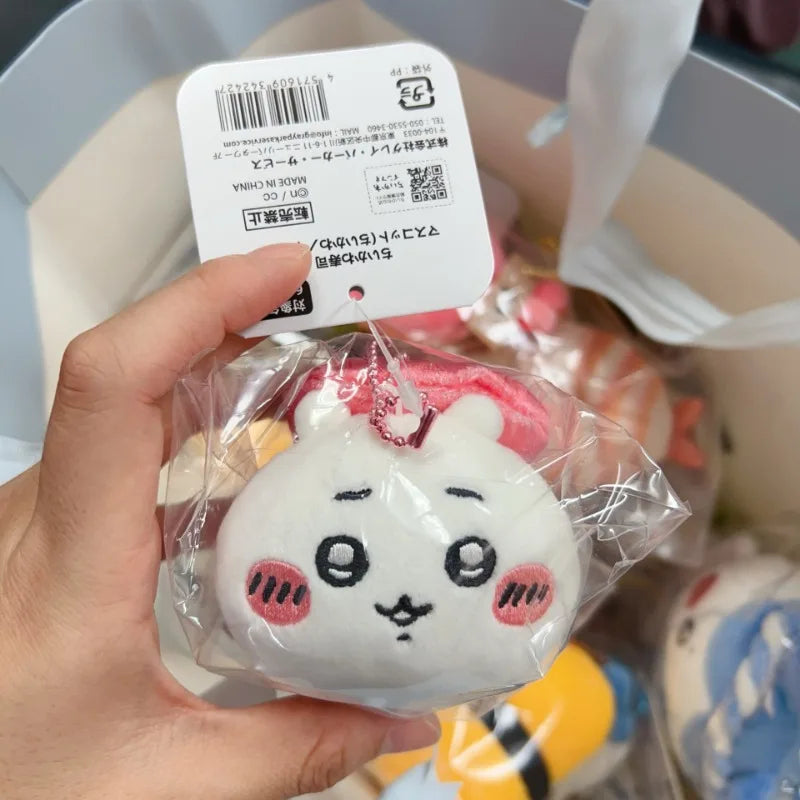 New Chiikawa Limited Sushi Series Kawaii Cute Usagi Plush Doll Pendant Anime Kawaii Hachiware Keychain Girl Bag Decoration Gift