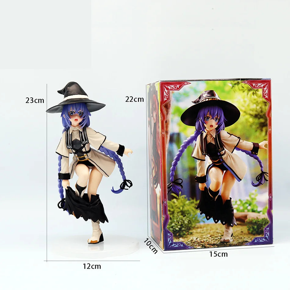 The 20cm/25cm Magician Roxy Migurdia flower Action Figure Mushoku Tensei:Jobless Reincarnation Anime Figure PVC