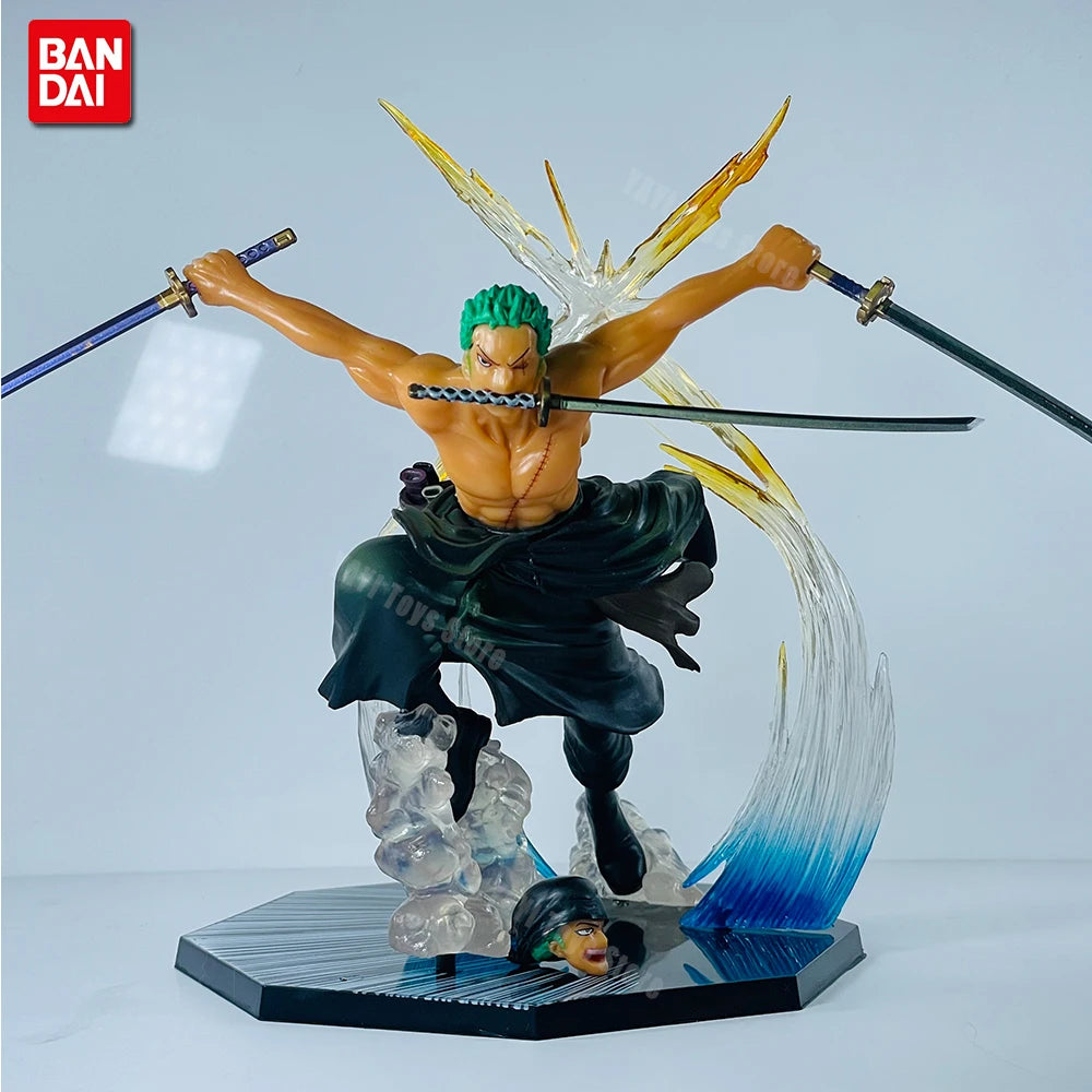 One Piece Anime Figure Fire Fist Luffy Ace Sanji Battle Model Dolls PVC sabo Action Figurine Zoro Ghost Three-Knife Toys