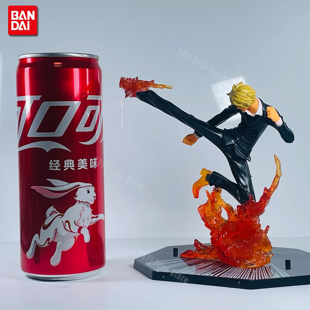 One Piece Anime Figure Fire Fist Luffy Ace Sanji Battle Model Dolls PVC sabo Action Figurine Zoro Ghost Three-Knife Toys