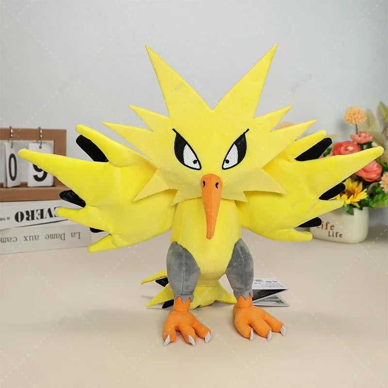 Pokemon Plush Toy Anime Garchomp Exeggutor Zapdos Cubone Ninetales Lucario Butterfree Mimikyu Poke Ball Stuffed Peluche Boy Gift