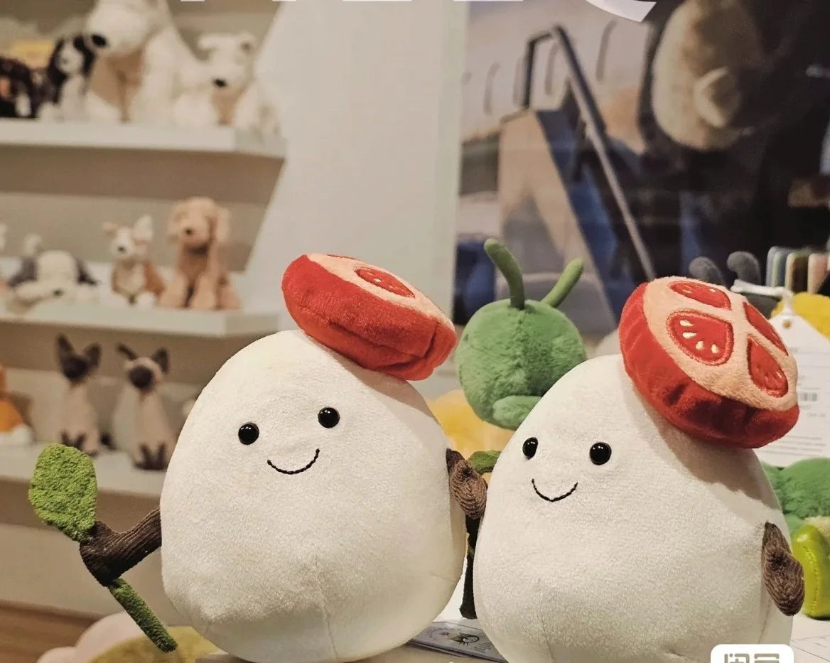 2025 Jellycat Orange Cheese Plush Toy Kawaii Room Decor Interactive Doll For Children Birthday Gift Stuffed Animal Collectible