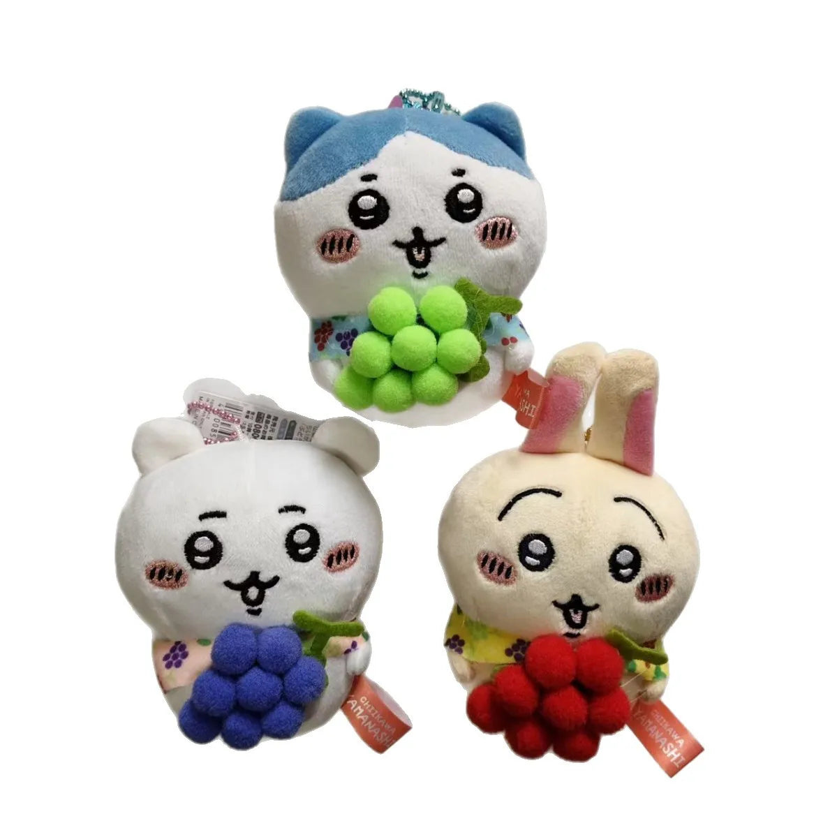 Chiikawa Yamagata Region Grape Gii Hachiware Usachi Doll Pendant Plush Toys Bag Pendant Decoration Friends Gift