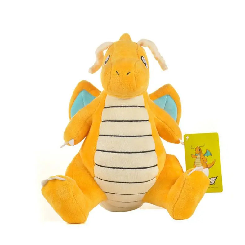 Pokemon Kawaii Dragonite Stuffed Toys Cartoon&Cute Fast Dragon Plush Dolls Throw Pillow Birthday Gift For Kids Friends Boys