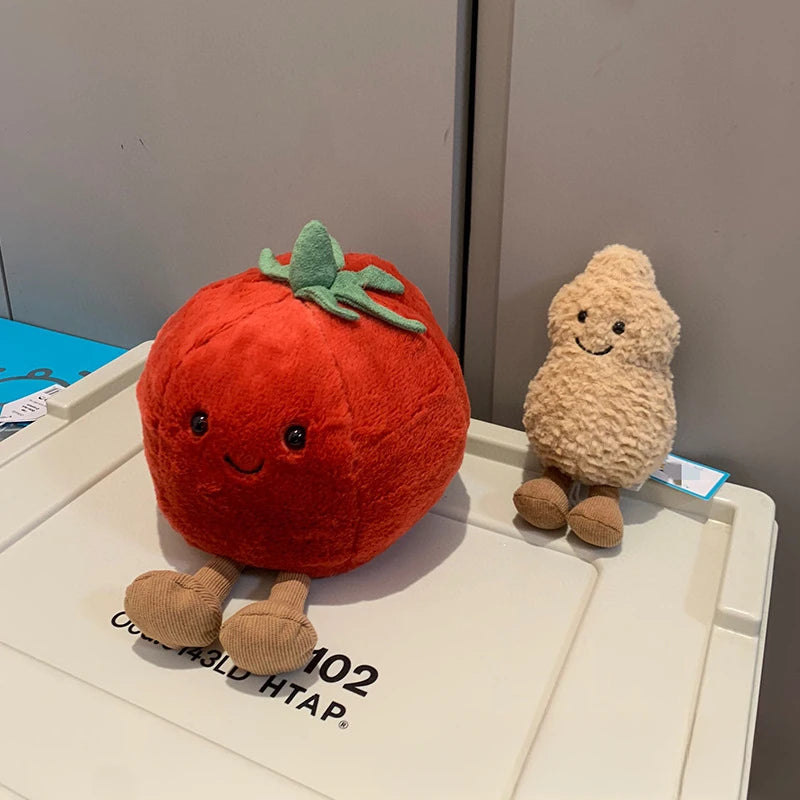Jellycat with tags Jellycat fun tomato tomato sweet soft soothing doll plush fruit cute plush toy doll holiday gift stuffed toy