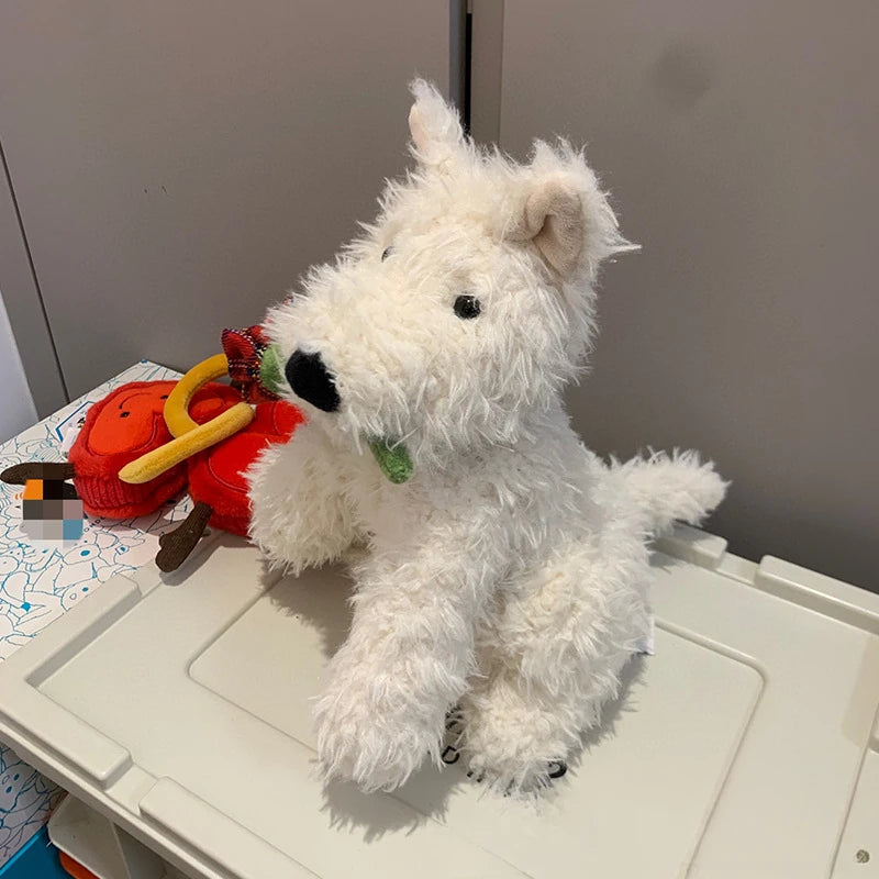 Jellycat with tags West Highland Confession Puppy Plush Rogrand Terrier Dog Companion Doll Valentine's Day Gifts Stuffed Toys