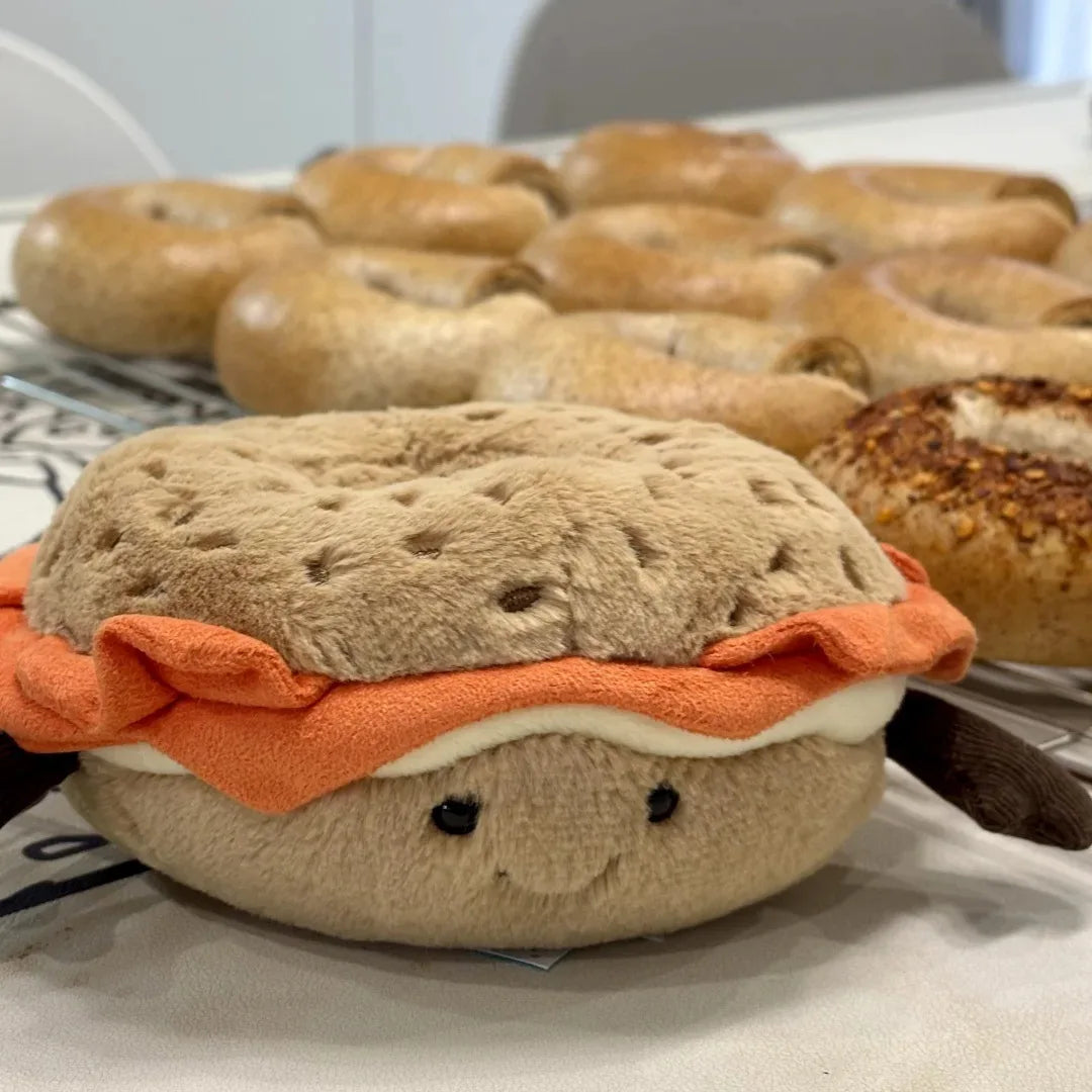 Jelly Cat 7cm Bagel Doll Dessert Series Soft Toy For Girls Pet Plaything Cat And Dog Ornaments Christmas Birthday Gift