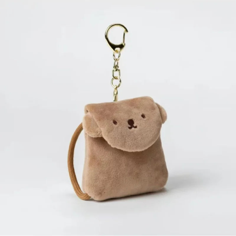 kawaii Miffy Boris Embroidered Headphone Bag Storage Bag Coin Purse Schoolbag Pendant Miffy Mini Styling Bag