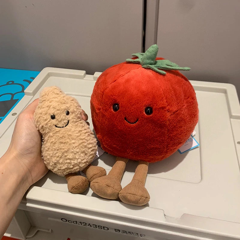 Jellycat with tags Jellycat fun tomato tomato sweet soft soothing doll plush fruit cute plush toy doll holiday gift stuffed toy