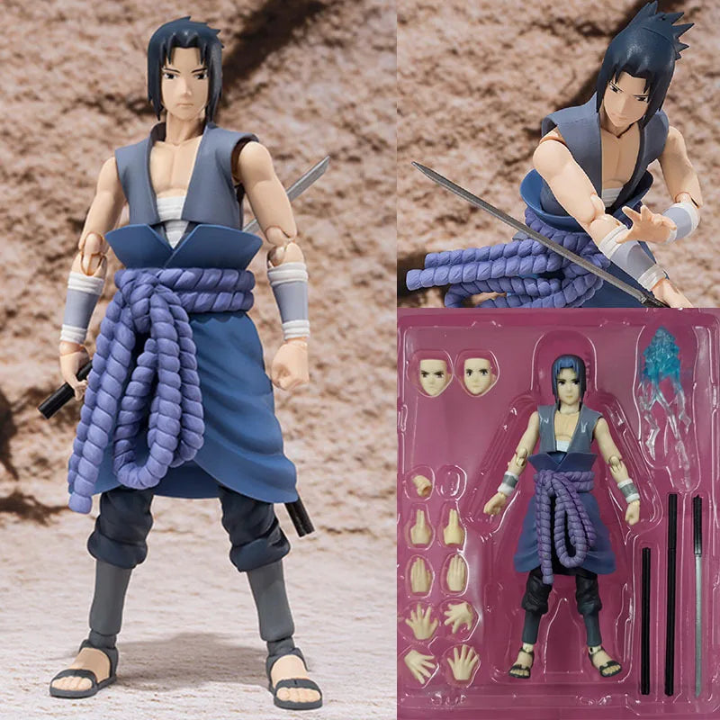 Action Anime NARUTO Gaara Kakashi Uzumaki Boruto Uchiha Madara Sasuke Model Toys for Kids Adult Home Room Car Decoration Gift