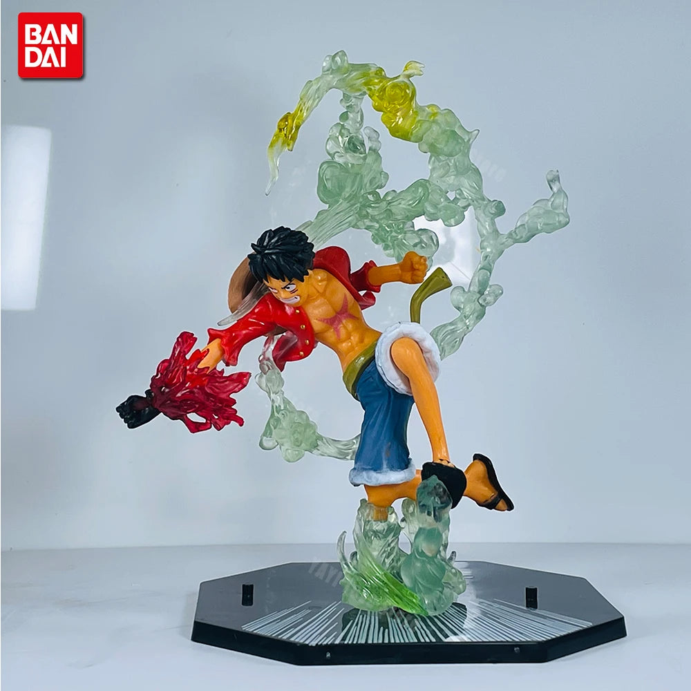 One Piece Anime Figure Fire Fist Luffy Ace Sanji Battle Model Dolls PVC sabo Action Figurine Zoro Ghost Three-Knife Toys