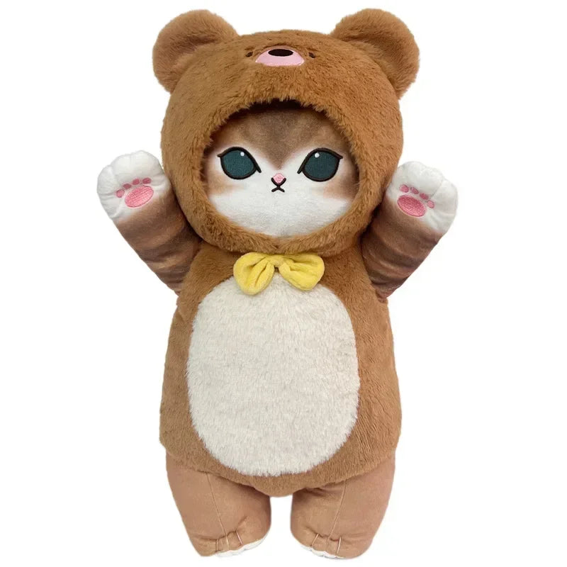 Mofusand Kawaii Cos Cat kawaii Animal Plushies 50cm Cosplay Animals Dinosaur Cow Bear Cute Plush Doll Children Gift Toy