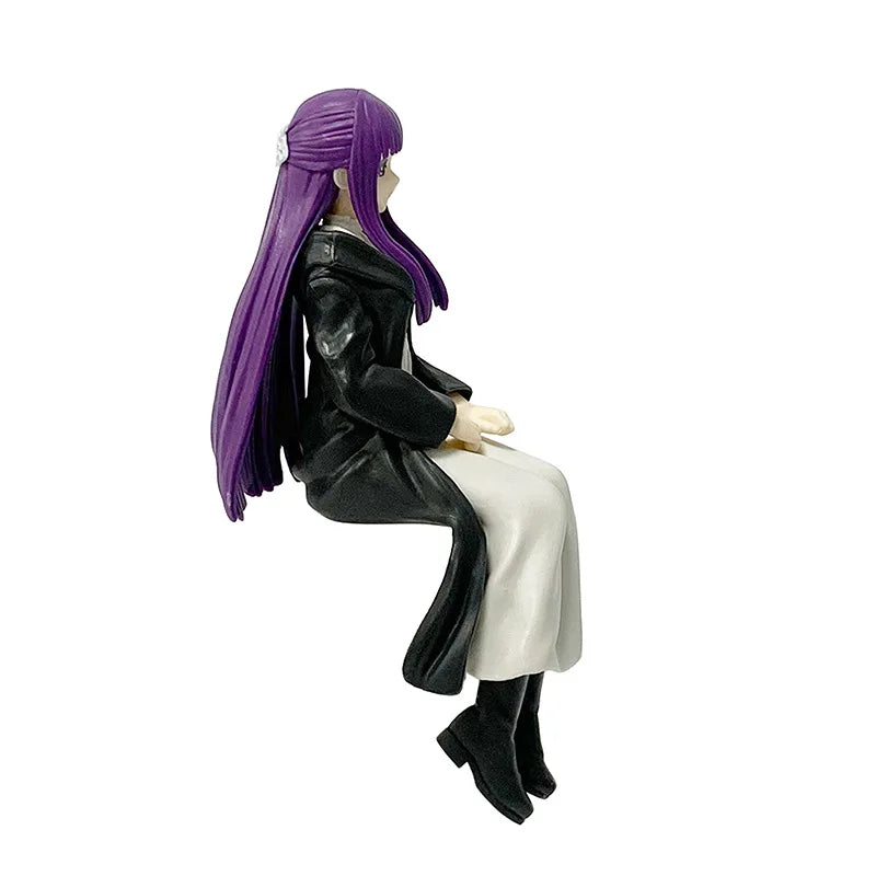 14cm Frieren: Beyond Journey's End Anime Figure Sitting Fern Action Figures Frieren Noodle Stopper PVC Model Statue Collection