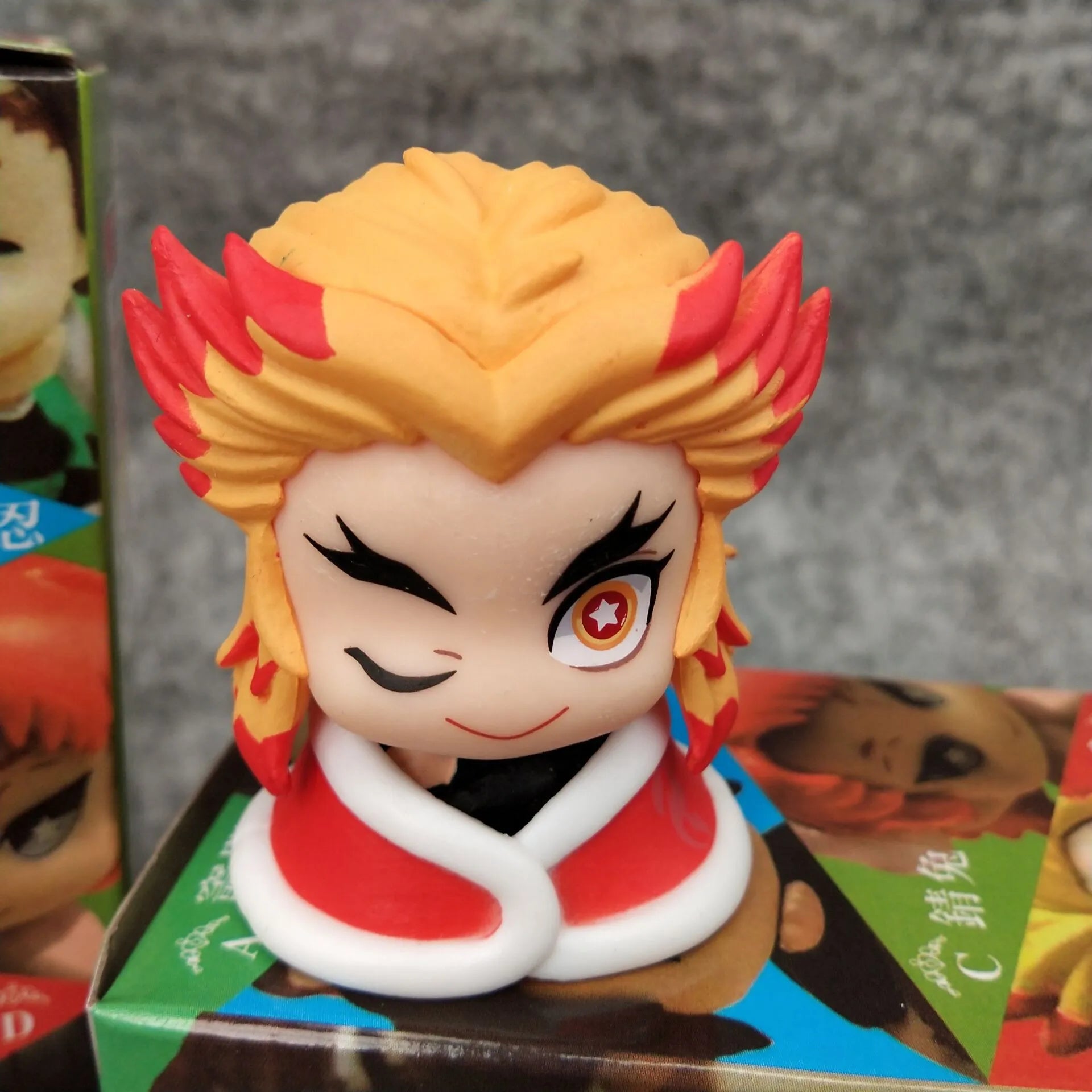 Animation Demon Slayer Sleep series toy Kamado Tanjirou Toy figure Tsuyuri Kanao Model Rengoku Kyoujurou Case Kochou Shinobu