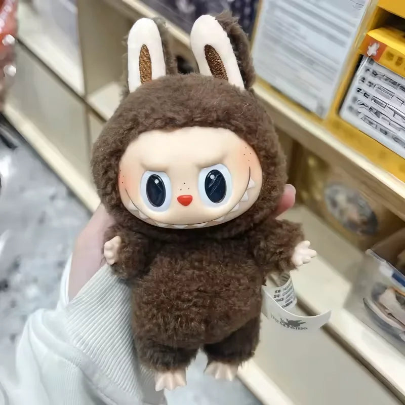 Labubu The Monster Vinyl Face Doll Heart Moving Macaron Doll Blind Box Blind Bag Figure Guessing Bag China High Quality Replica