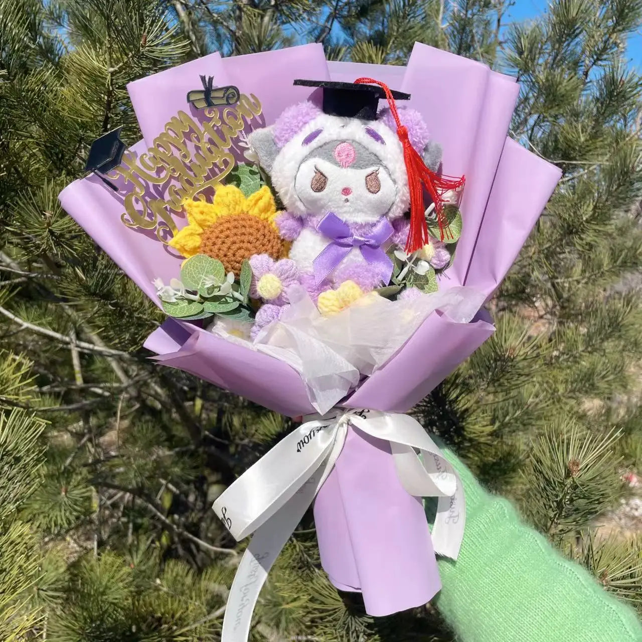 Cartoon Anime Series Plush Kids Toys Graduation Bouquet Children's Day Valentine's Day Birthday Christmas Graduation Gifts